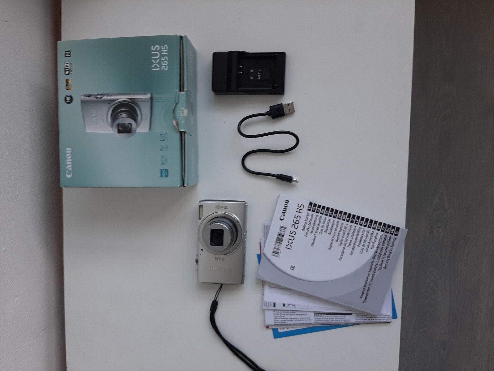 Canon Digital IXUS 265 HS Full HD Wi-Fi NFC, Ophalen, Zo goed als nieuw, Overige merken