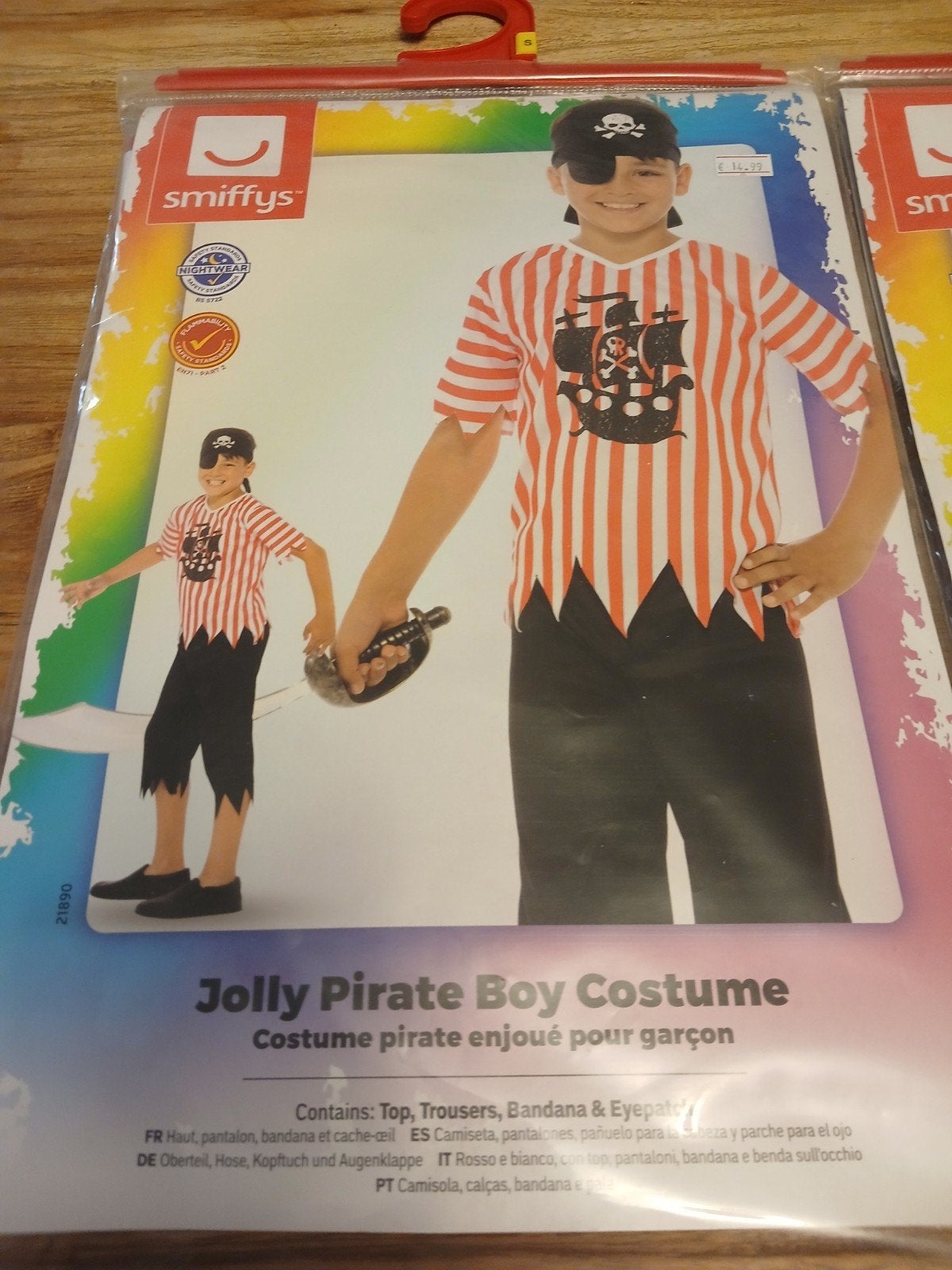 Piraat Jongens Kostuum - Maat M (7-9 jaar), Ophalen of Verzenden, Nieuw, Jongen
