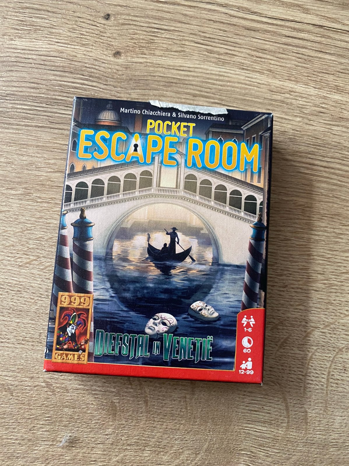 Pocket Escape Room – Diefstal in Venetië | 999 Games, Ophalen of Verzenden, Zo goed als nieuw