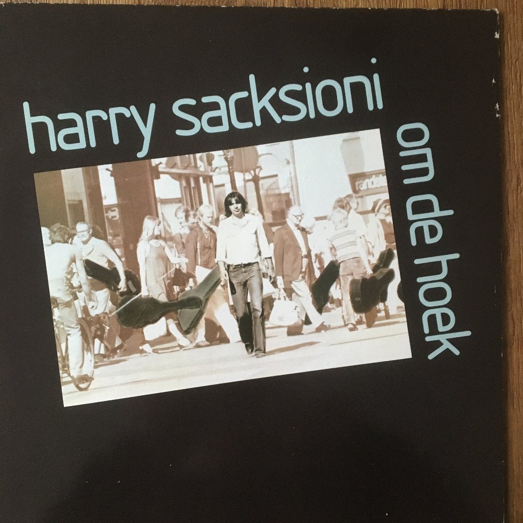 Harry Sacksioni Om De Hoek LP 1978 Harlekijn 70s Amsterdam, LP, Gebruikt, Ophalen of Verzenden, 12 inch
