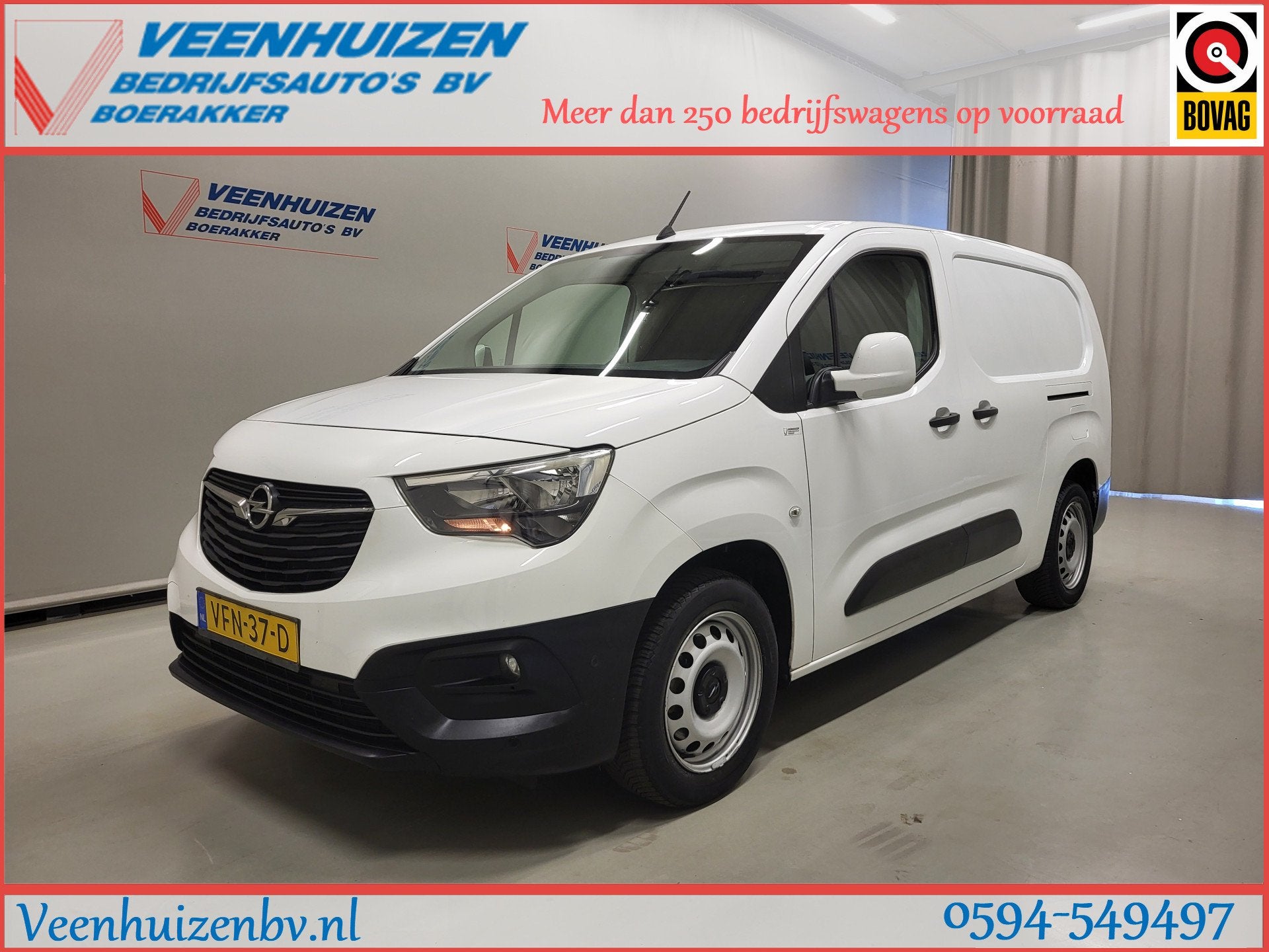 Opel Combo 1.5D L2/H1 2X Schuifdeur Euro 6! (bj 2020), Auto's, Bestelauto's, Voorwielaandrijving, 730 kg, Gebruikt, Euro 6