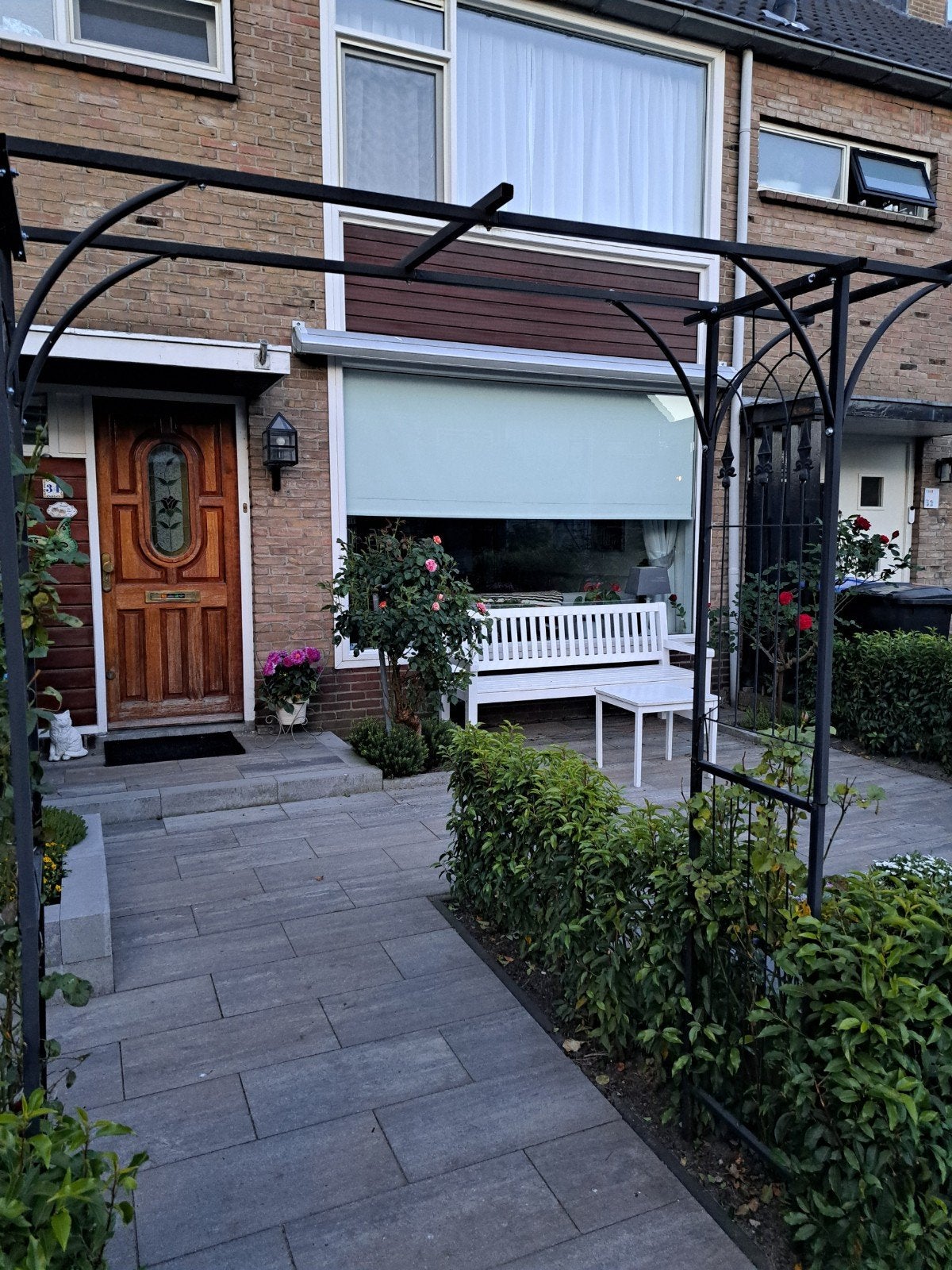 Rolgordijn, Ophalen, Rolgordijn, Wit, Zo goed als nieuw