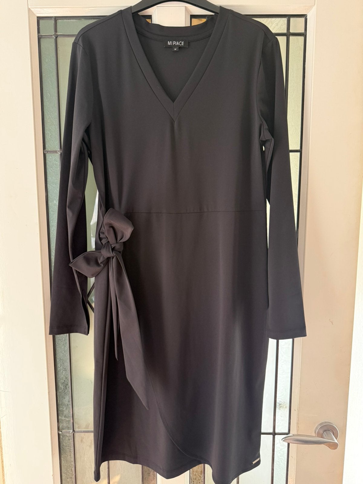 Mi Piace * heel mooi jurkje ( maat M), Verzenden, Zo goed als nieuw, Maat 38/40 (M), Zwart