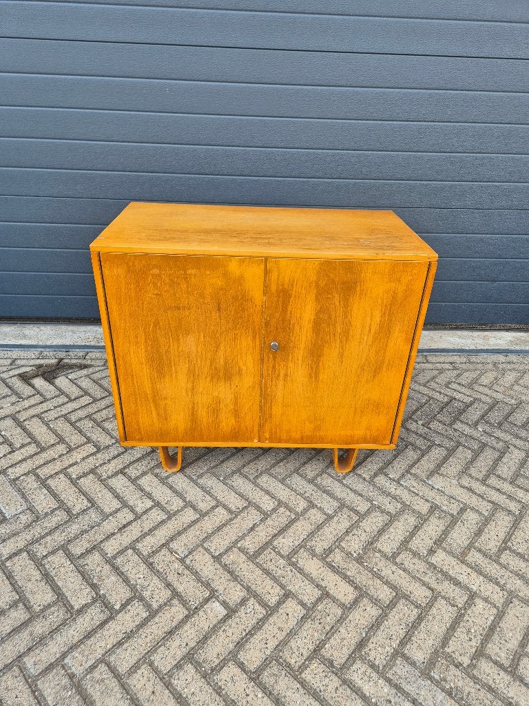 Vintage pastoe kastje cb02 berkenserie, Antiek en Kunst, Ophalen