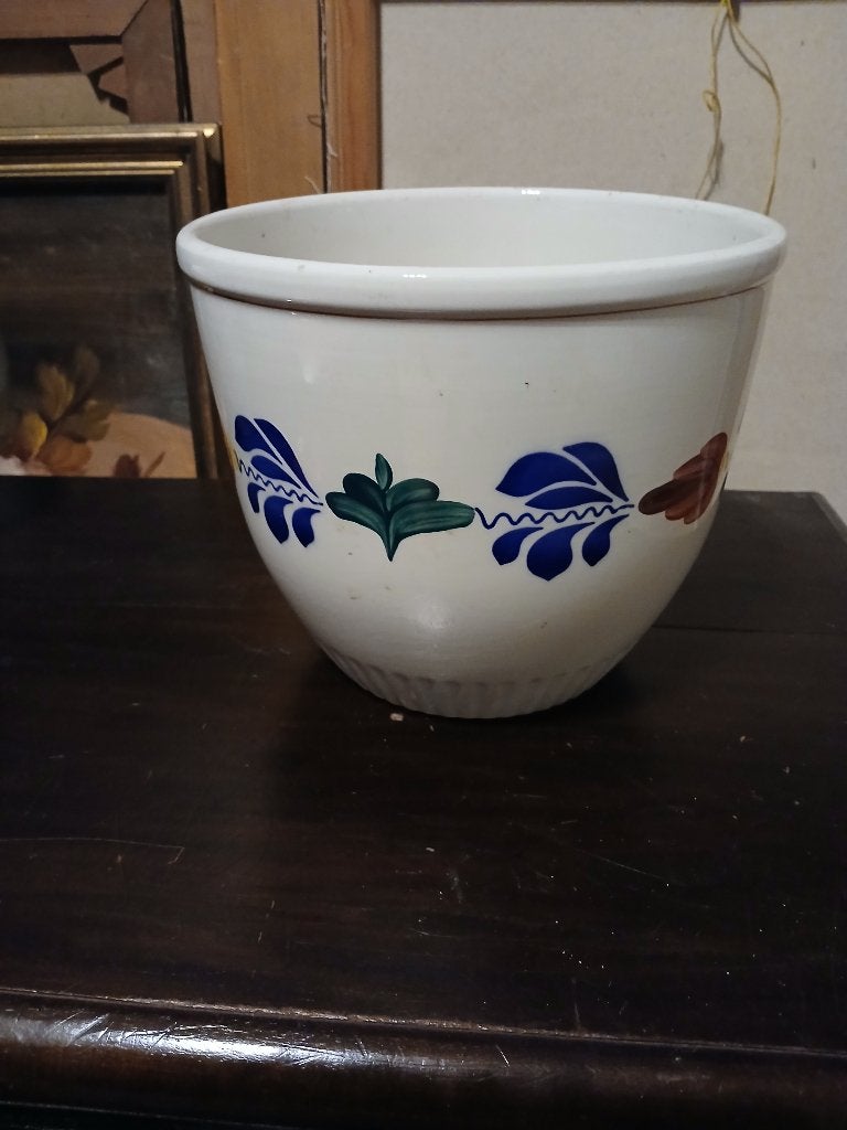 Boerenbont Boch bloempot, H18xD21, Tuin en Terras, Bloempotten, Rond, Binnen, Ophalen of Verzenden, Zo goed als nieuw
