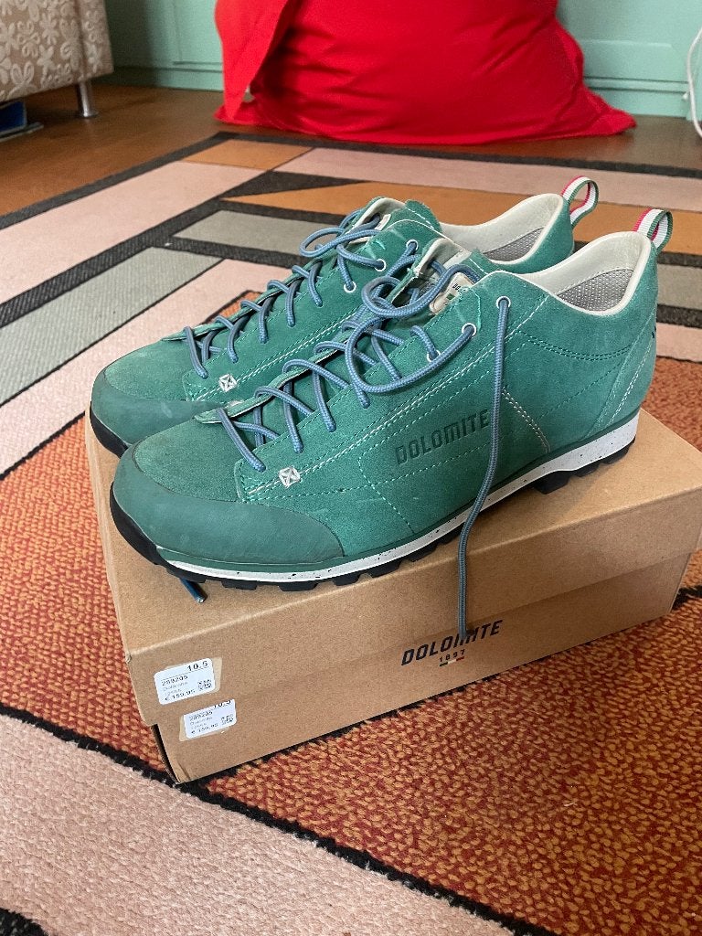 Dolomite Suede Wandelschoenen Maat 45 - Groen, Kleding | Heren, Schoenen, Zo goed als nieuw, Wandelschoenen of Bergschoenen, Overige kleuren