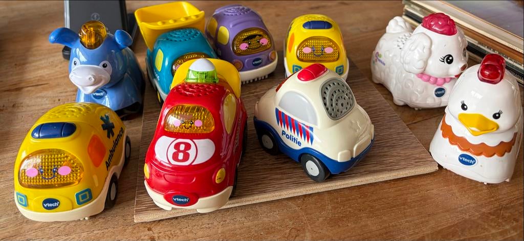 VTech Toet Toet Auto's en Zoef Zoef Dieren Speelgoedset, Kinderen en Baby's, Speelgoed | Vtech, Ophalen of Verzenden, Zo goed als nieuw