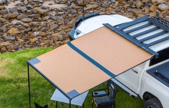 ARB Luifel Zwart Aluminium met verlichting 2000mm  lang uits, -, Verzenden, -, Nieuw