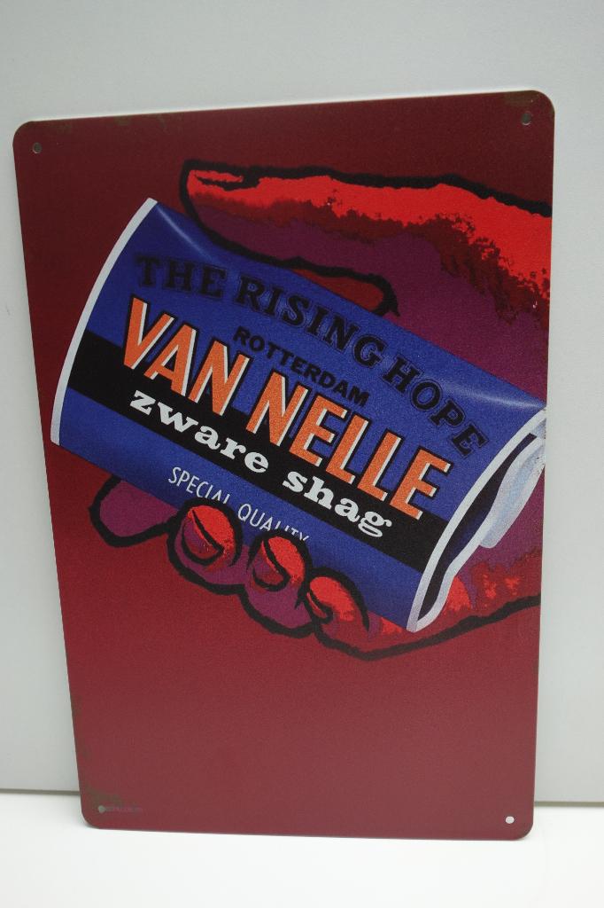 VAN NELLE ZWARE SHAG BORD met AFBEELDING SHAG, Ophalen of Verzenden, Nieuw, Overige typen