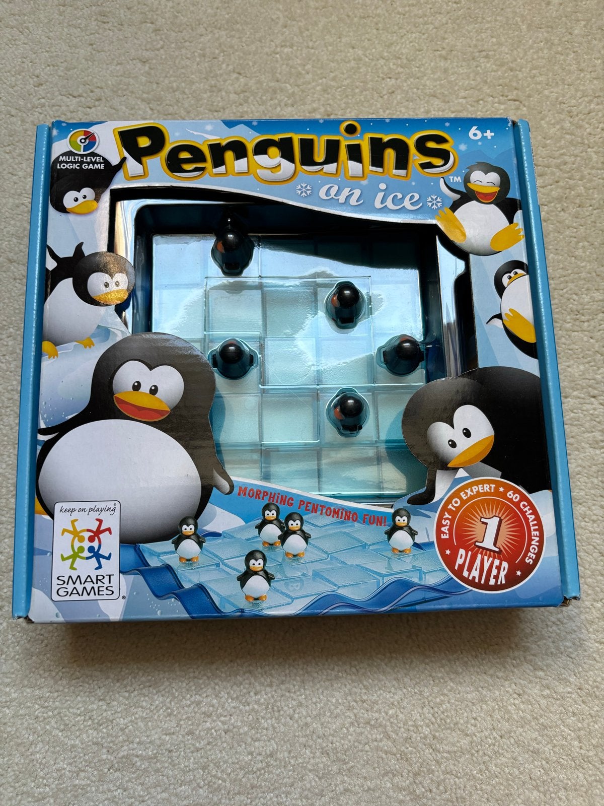 SmartGames Penguins on Ice - Logisch denkspel!, Een of twee spelers, Ophalen of Verzenden, Zo goed als nieuw