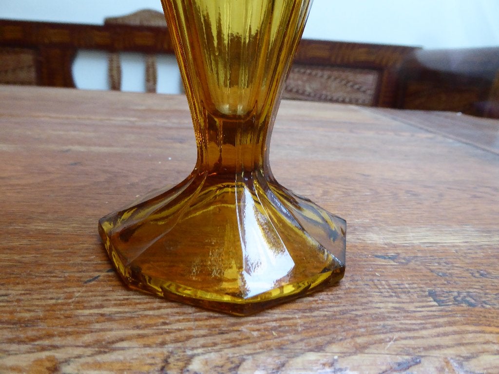 Art deco persglazen vaas, H. Heemskerk, Scailmont, Ophalen of Verzenden