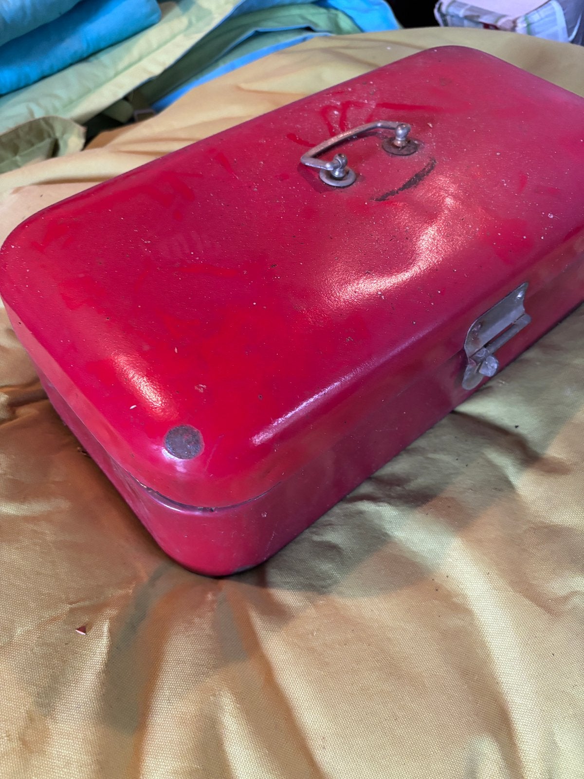 Vintage broodtrommel, Ophalen