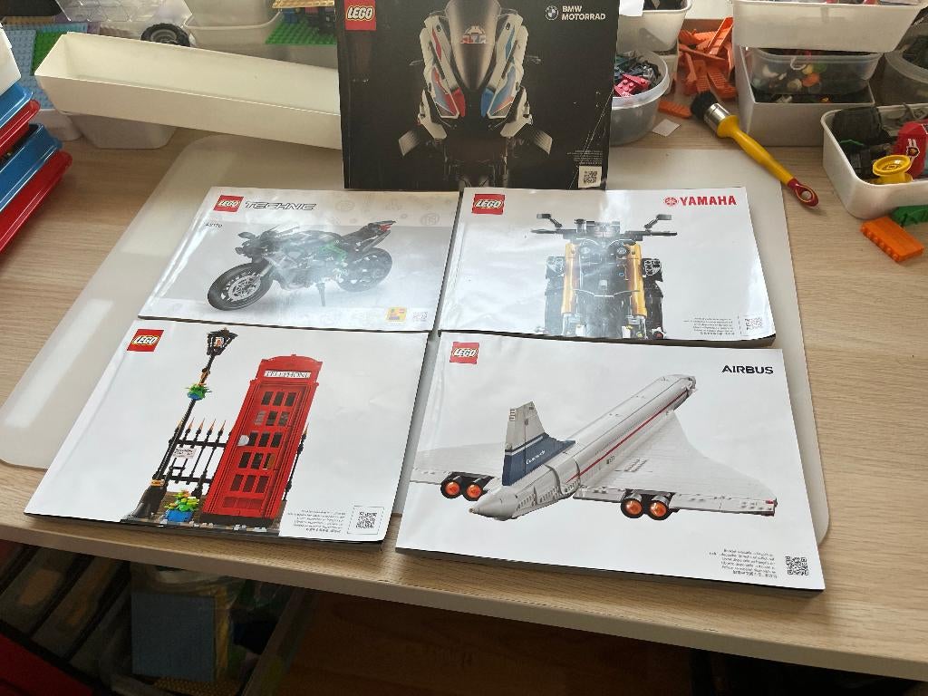 lego technic creator 21347,10318 bouwboeken, Ophalen of Verzenden, Zo goed als nieuw, Losse stenen, Lego