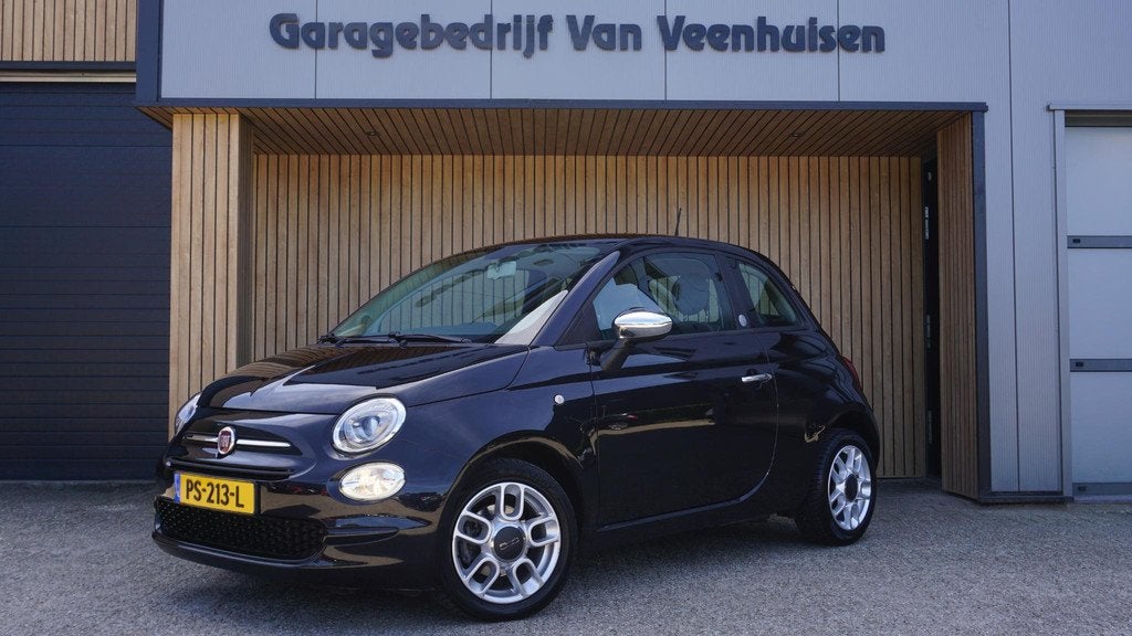 Fiat 500 0.9 TwinAir 80pk Turbo Mirror Airco Cruise Control, Voorwielaandrijving, Stof, Gebruikt, Origineel Nederlands