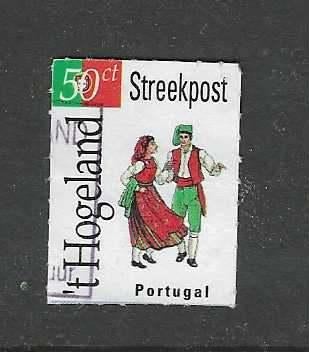 1993 streek- stadspost 't Hogeland Groningen klederdracht 50, Verzenden, Na 1940, Gestempeld