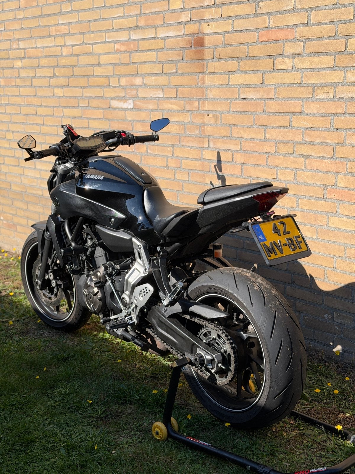 Yamaha mt07 ABS 55kw 2016 quickshifter, Motoren, ABS, Motorrijbewijs A, Gebruikt, 3 cilinders