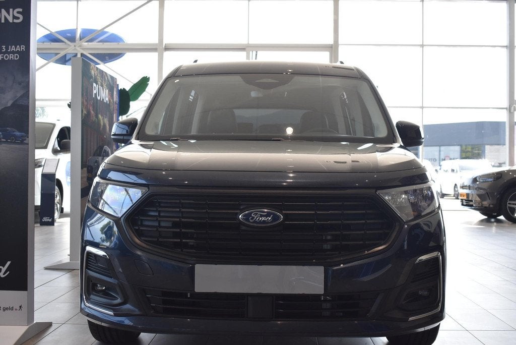 Ford Tourneo Connect 1.5 EcoBoost PHEV L2 Limited/Titanium |, Auto's, Ford, 1498 cc, 150 pk, Blauw, 7 stoelen