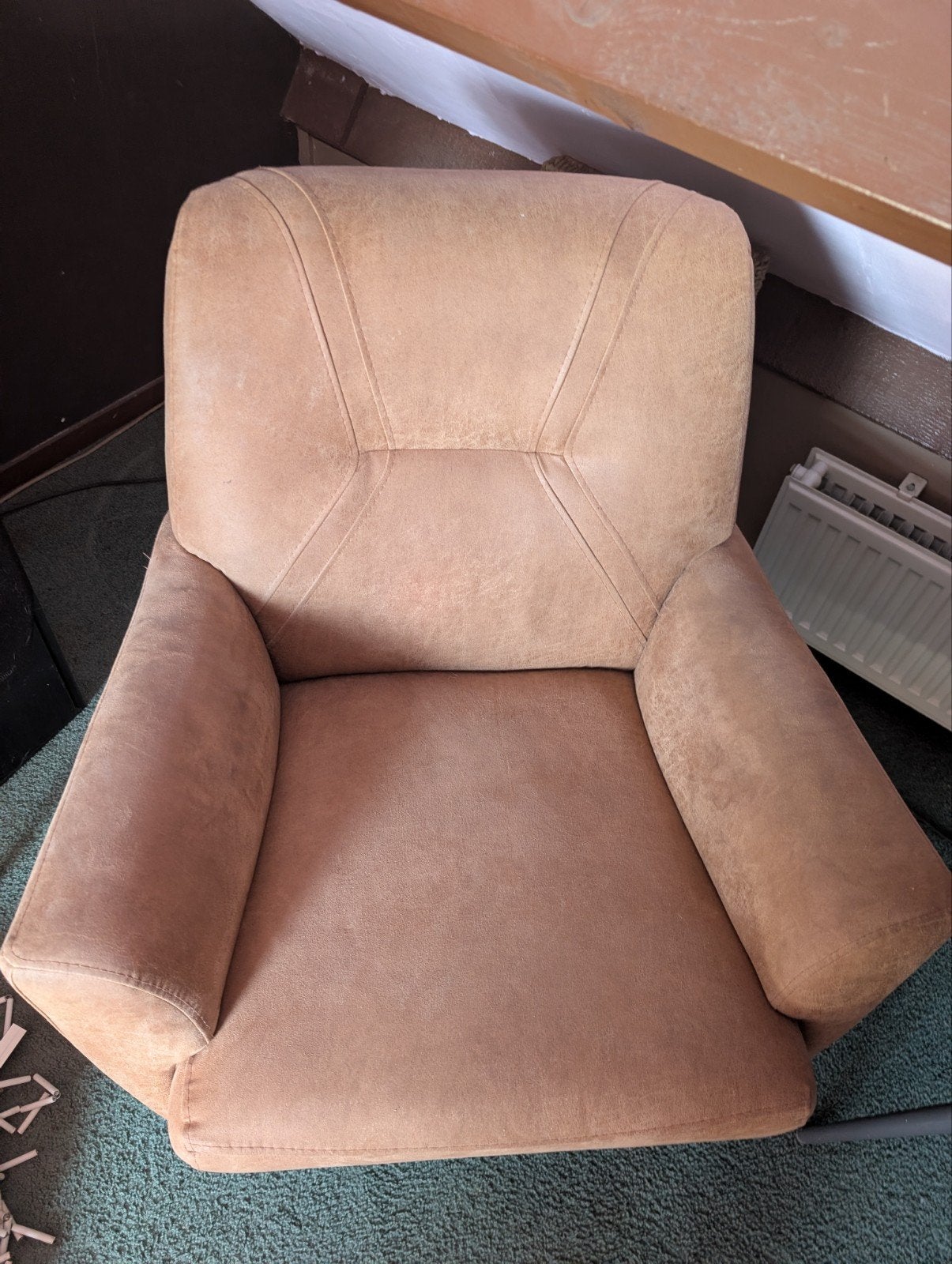Comfortabele draaibare fauteuil - Zo goed als nieuw, Ophalen, Modern, Comfortabel, 75 tot 100 cm, Zo goed als nieuw