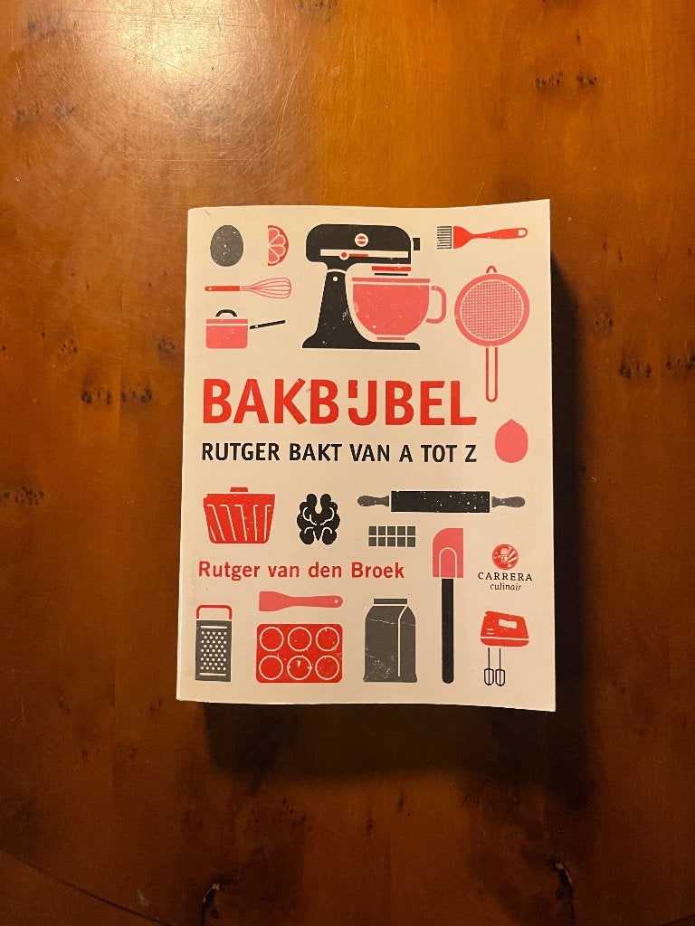 Bakbijbel Rutger bakt van A tot Z, Ophalen, Rutger van den Broek, Zo goed als nieuw, Europa