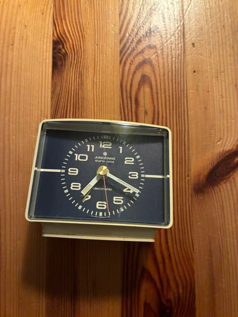 Vintage Junghans wekker, Ophalen of Verzenden, Gebruikt, Analoog