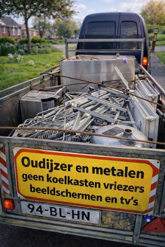 Oud ijzer, Ophalen, Gebruikt