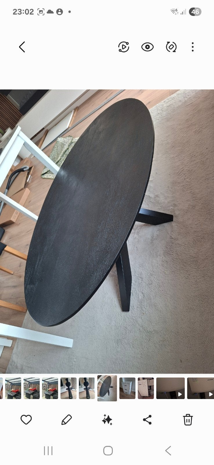 zwarte salontafel, Huis en Inrichting, Tafels | Salontafels, Ophalen, 100 tot 150 cm, 50 tot 100 cm, Zo goed als nieuw