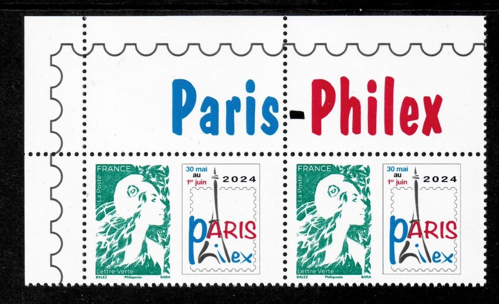 Jaar 2024 Yv 5764 Marianne de l'avenir paire de 2. Paris Phi, Ophalen of Verzenden, Postfris