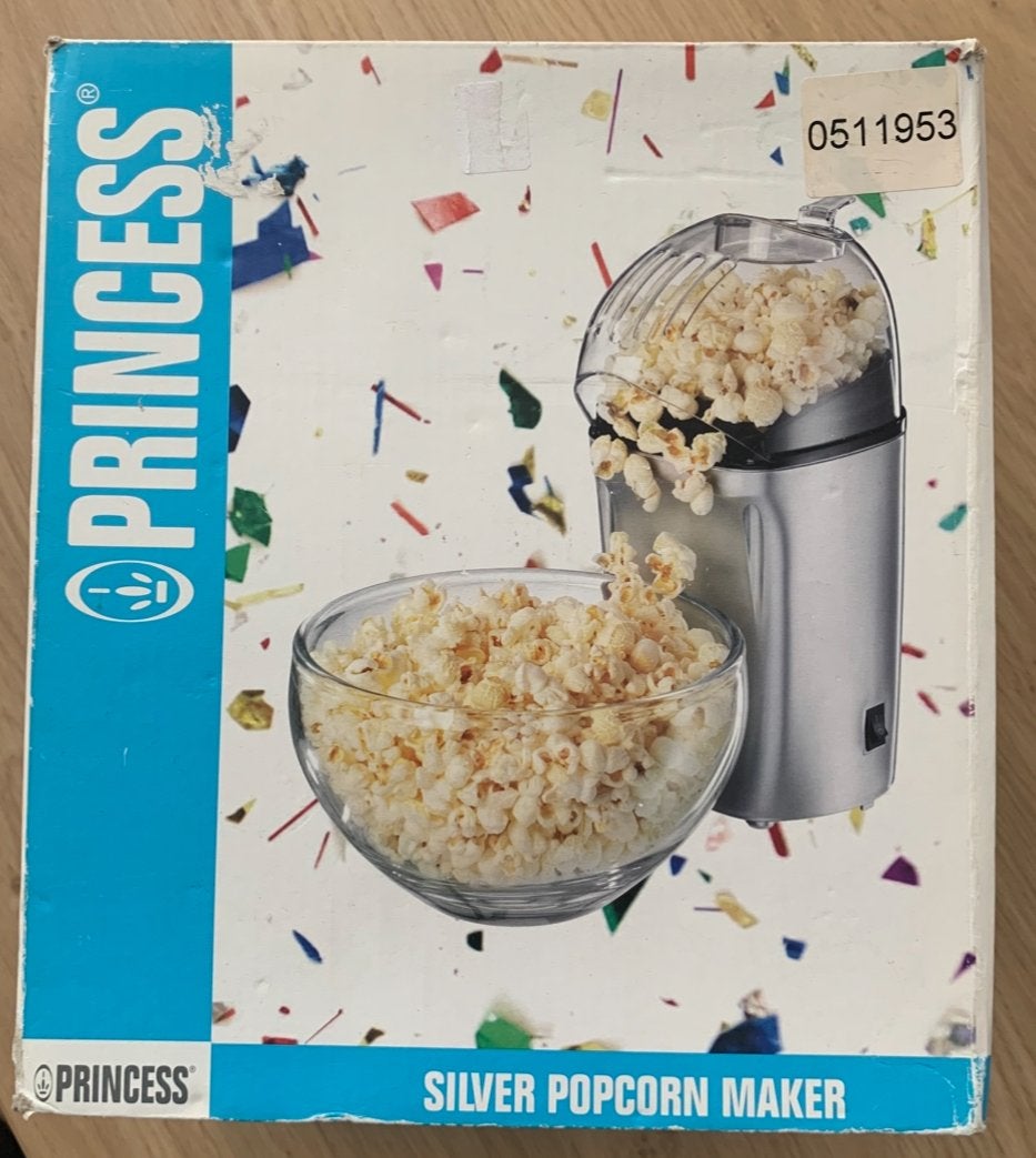 Princess Silver Popcorn Maker - Zo goed als nieuw, Witgoed en Apparatuur, Ophalen of Verzenden, Zo goed als nieuw