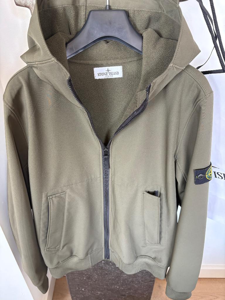 Stone Island fleecejas  14 jaar, Verzenden, Zo goed als nieuw, Stone Island, Jongen
