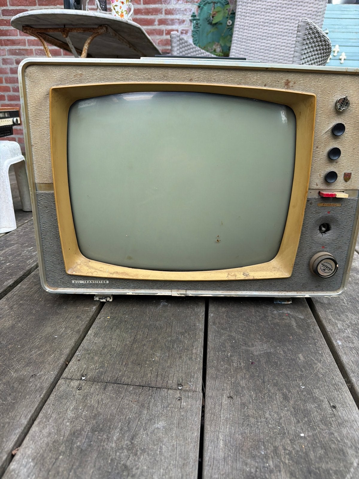 Vintage TV Jaren '50/'60 – Retro Blikvanger / Opknapper, Ophalen