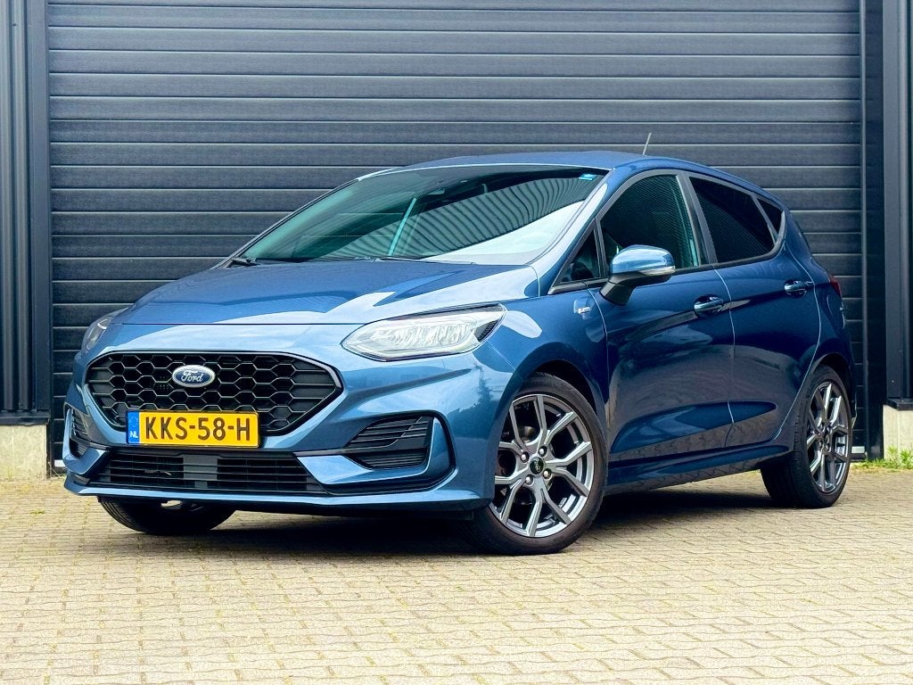 Ford Fiesta 1.0 Ecoboost ST-Line | FACE-LIFT | Carplay, Voorwielaandrijving, Blauw, Handgeschakeld, 19 km/l