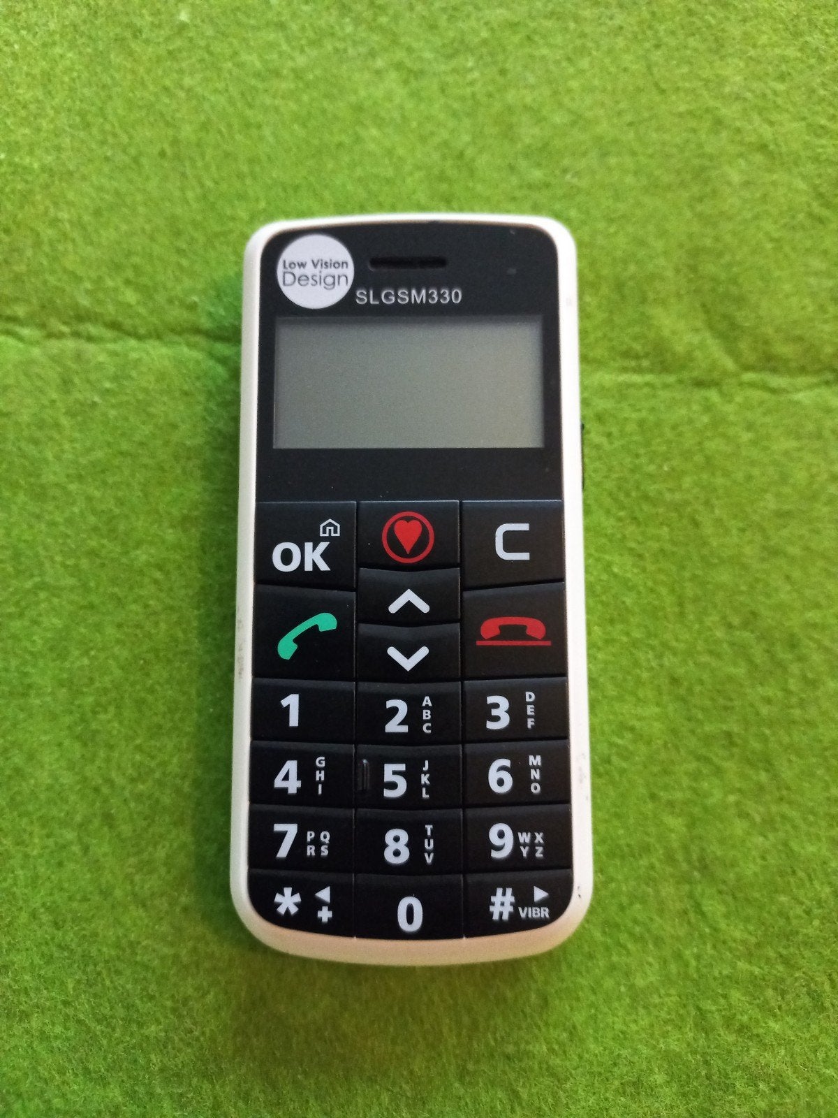 Low Vision Design SLGSM330 seniorentelefoon (zonder adapter), Ophalen of Verzenden, Gebruikt, Zonder abonnement, Zonder simlock