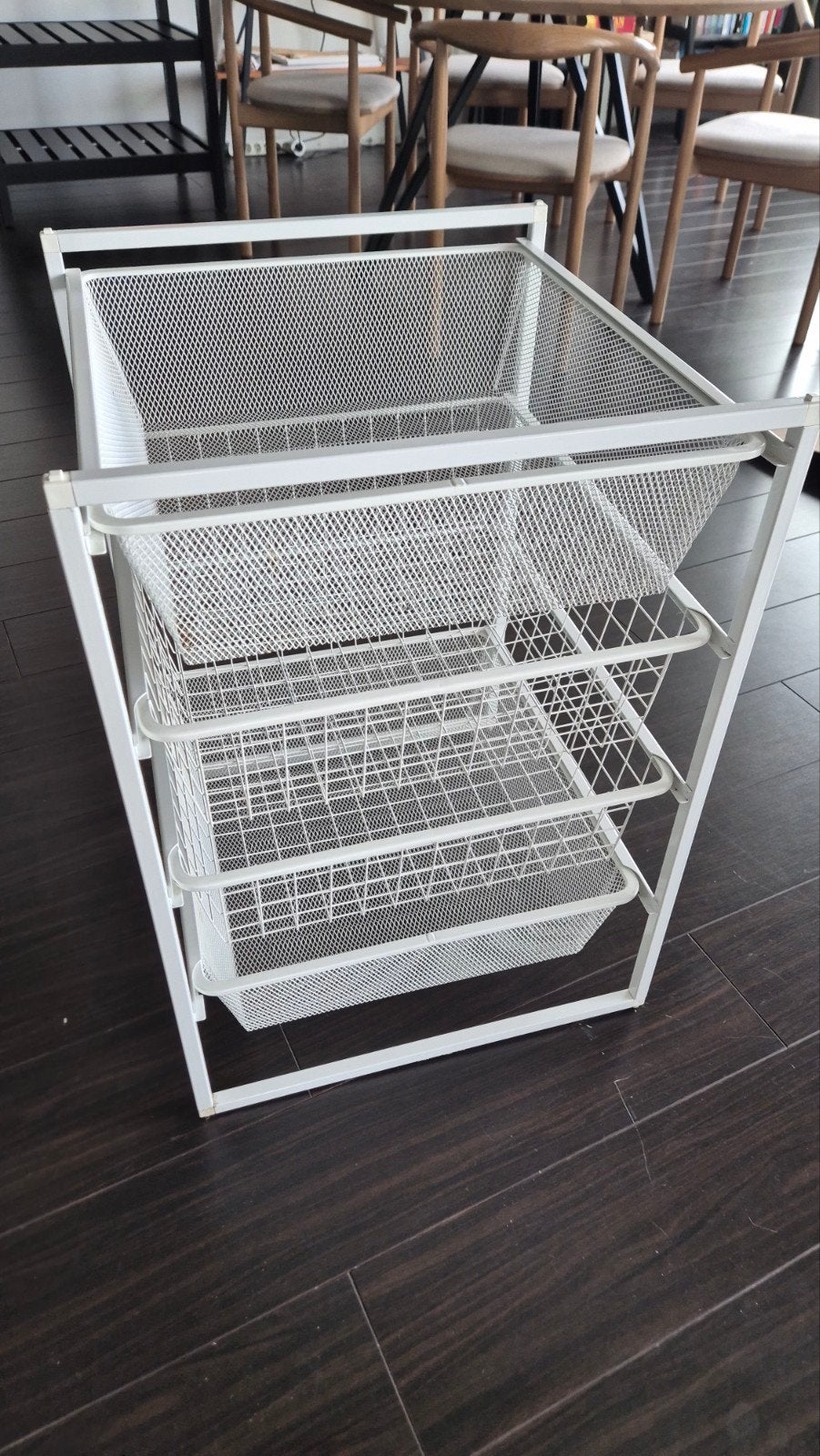 IKEA Jonaxel opbergrek wit, Huis en Inrichting, Kasten | Stellingkasten, Ophalen, Zo goed als nieuw