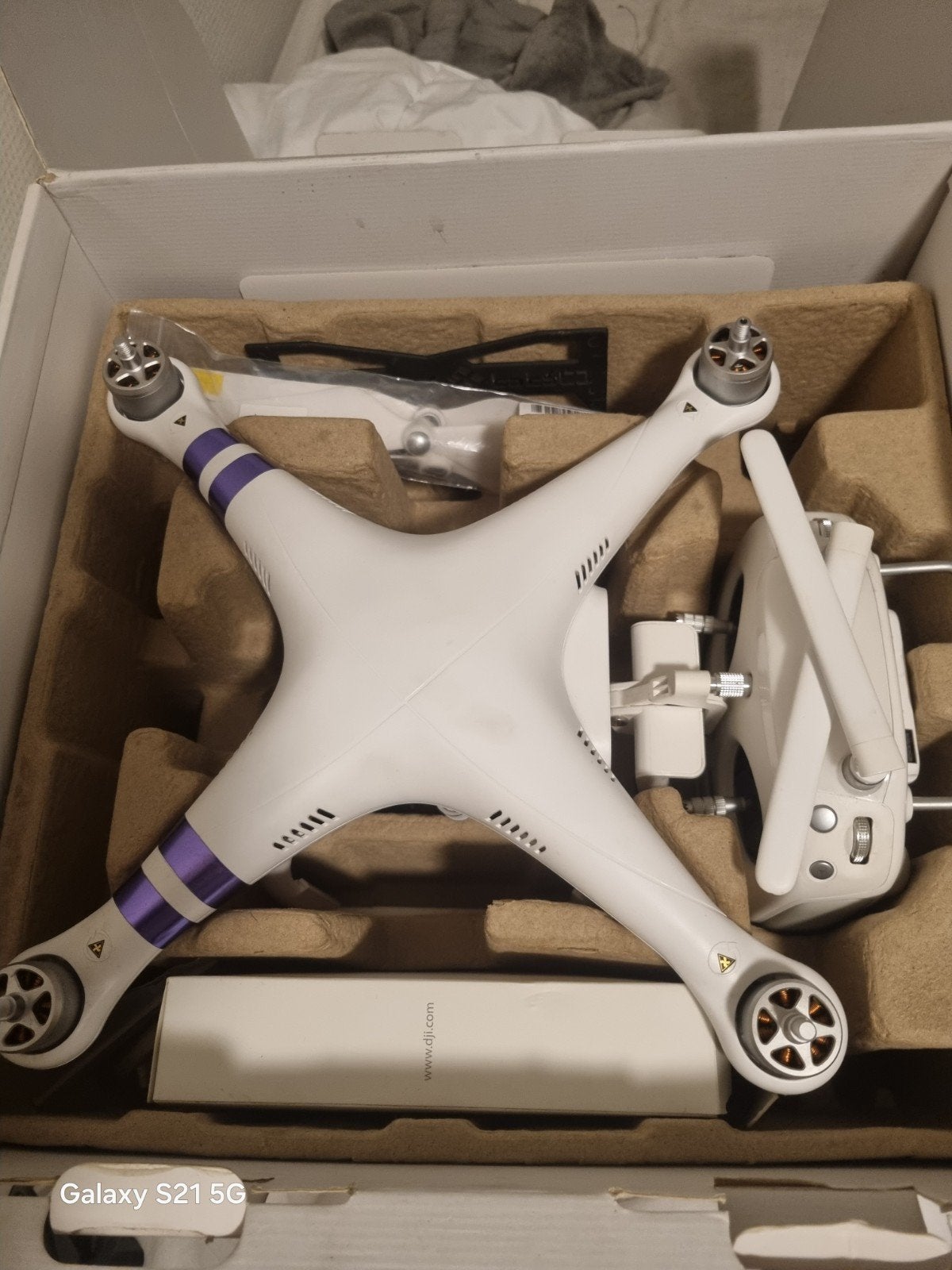 DJI phantom 3 professional, Ophalen