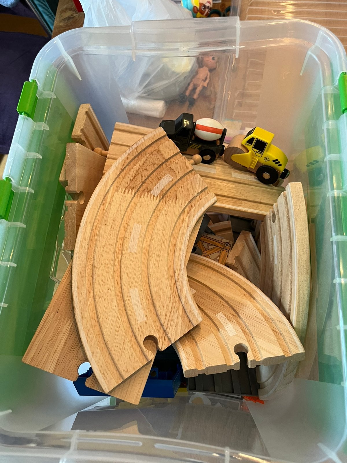 Houten baan voor auto, Ophalen, Zo goed als nieuw