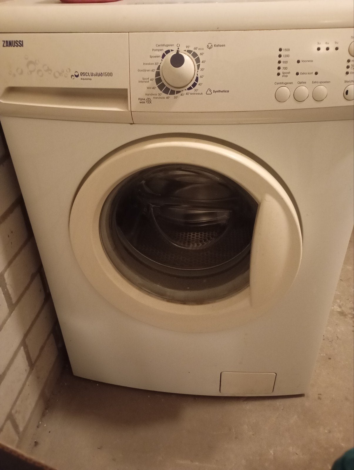 Zanussi Wasmachine - Betrouwbaar en Efficiënt, Gebruikt, Voorlader, 85 tot 90 cm, 1200 tot 1600 toeren
