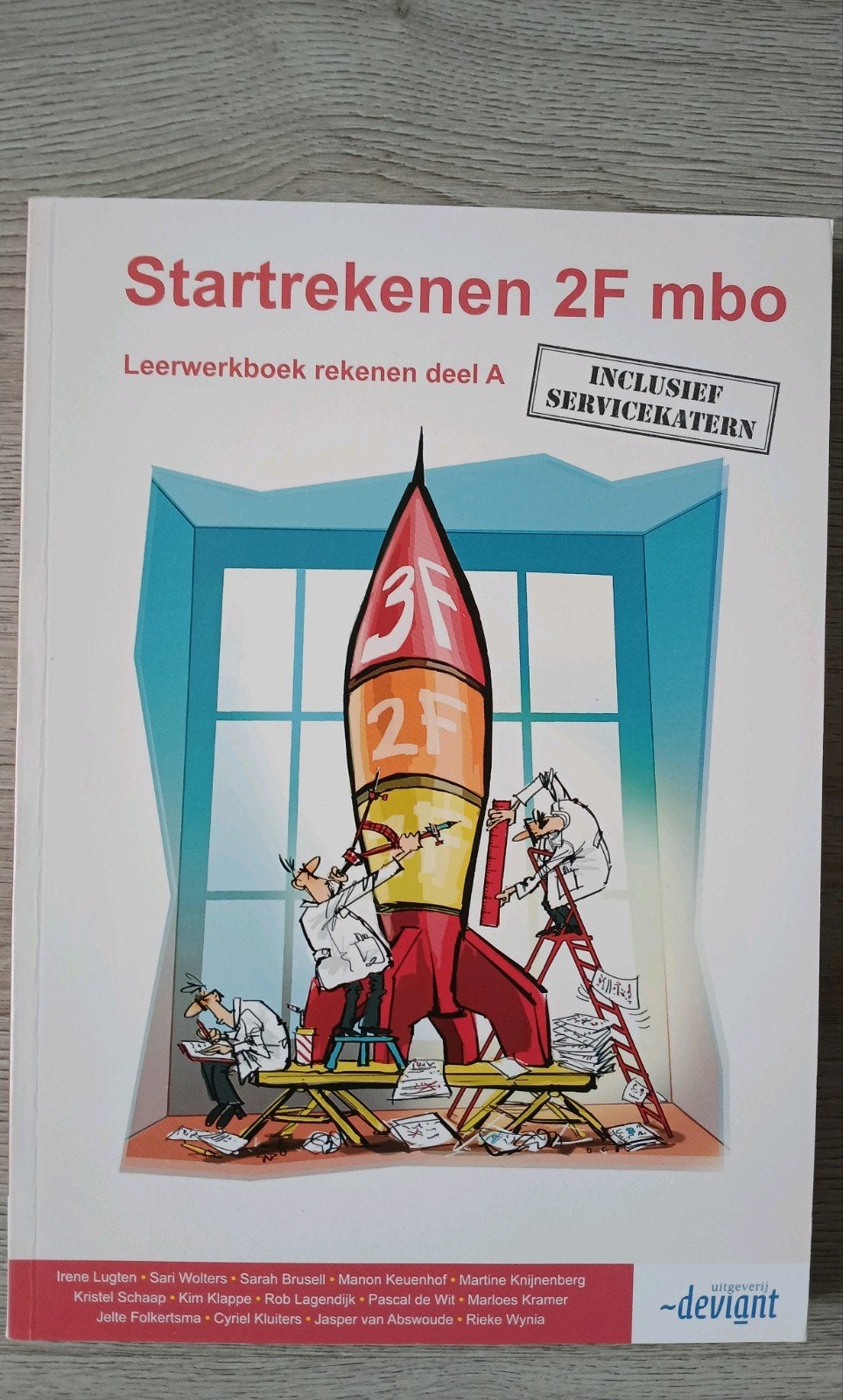 Startrekenen 2F mbo Leerwerkboek deel A, Deviant, Overige vakken, Ophalen of Verzenden, Zo goed als nieuw, Irene Lugten, Sari Wolters, Sarah Bruisell, Manon Keuenhof enz.