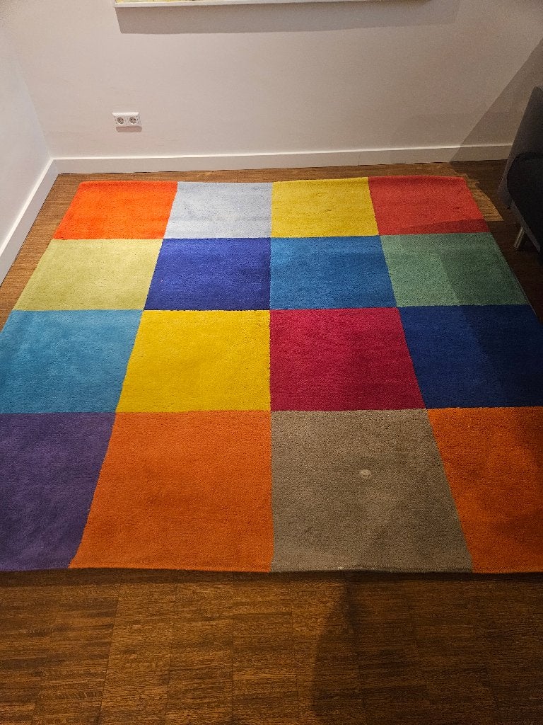 Ikea Uldum - tapijt grote versie 230x230, Ophalen, Gebruikt, Vierkant, 200 cm of meer