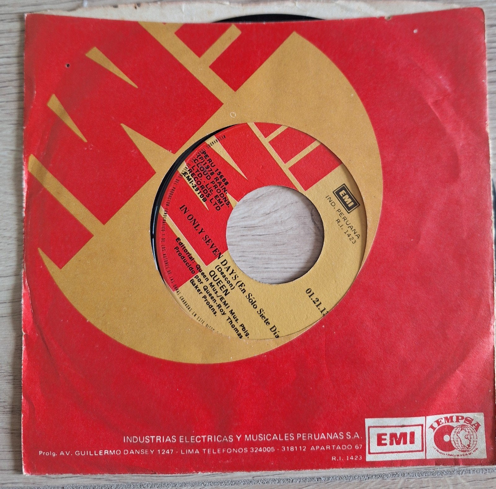 Veel Queen singles!, Cd's en Dvd's, Vinyl Singles, Ophalen, Gebruikt, Pop