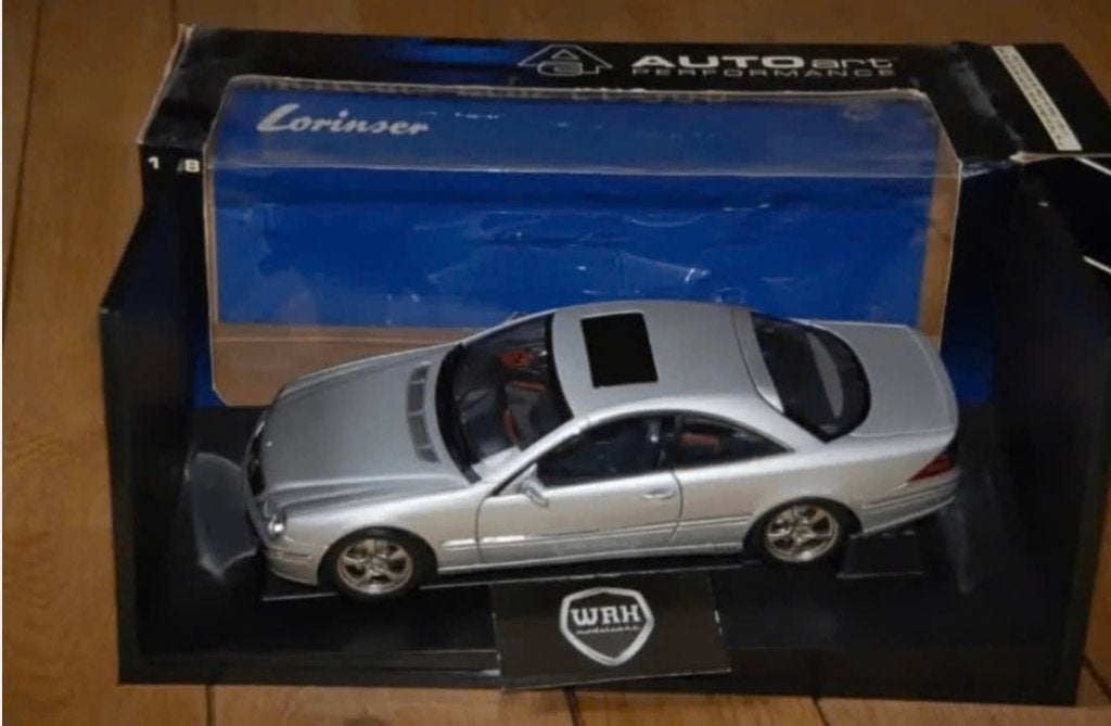 1:18 MERCEDES CL 500 C215 LORINSER silver Autoart 70121 WRH, Hobby en Vrije tijd, Verzenden, Zo goed als nieuw, Auto, Autoart