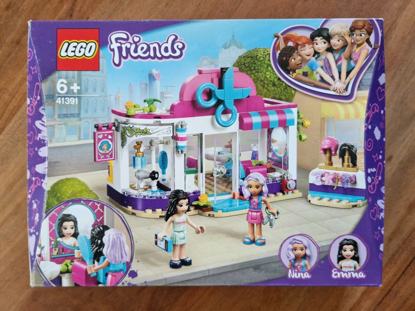 LEGO Friends Heartlake City Kapsalon - 41391, Friends, Ophalen of Verzenden, Zo goed als nieuw, Complete set