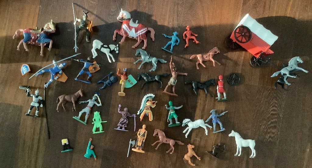 Plastic figuren, Ophalen of Verzenden, Gebruikt
