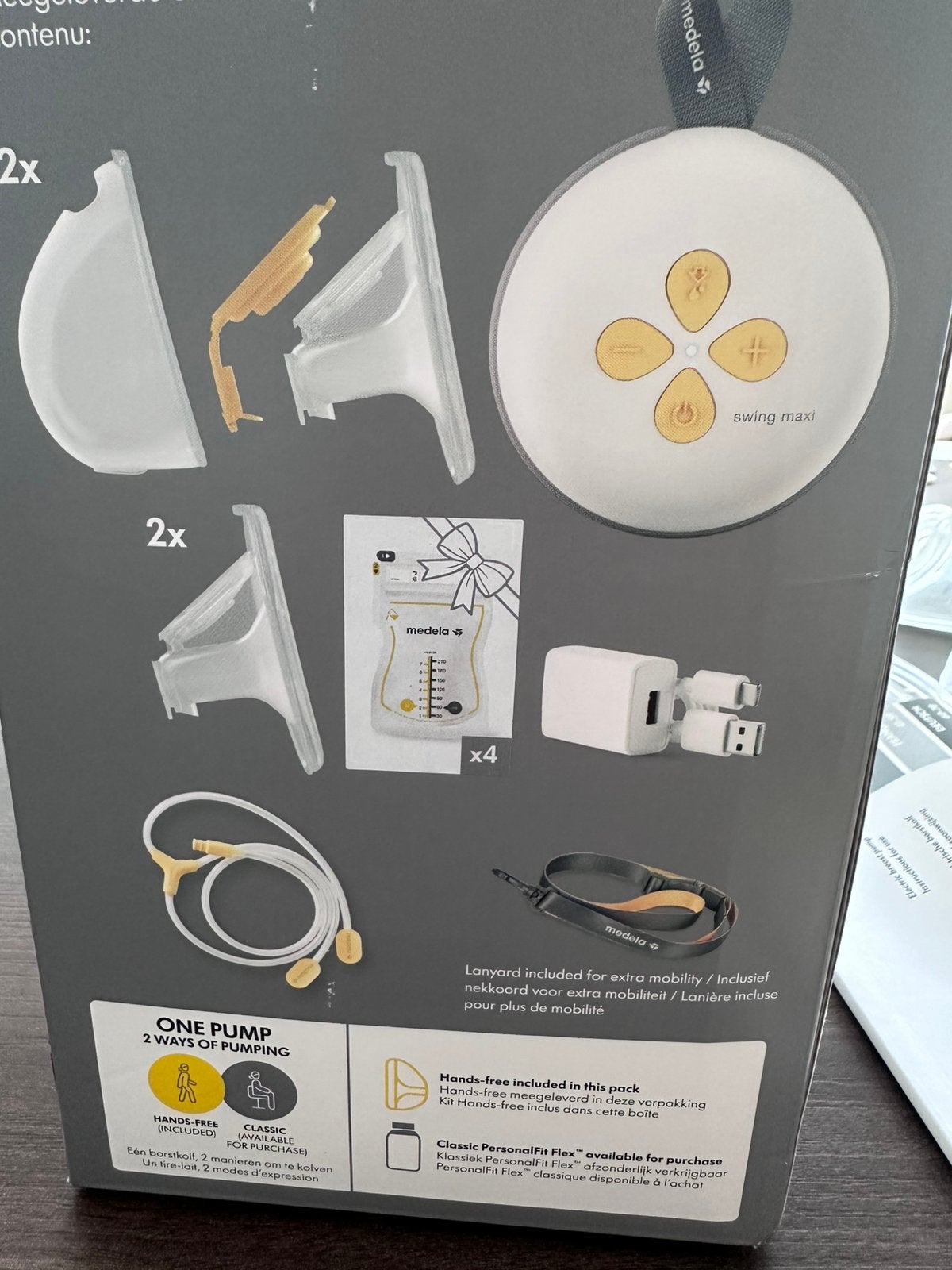Medela Swing Maxi Hands-free dubbele borstkolf, Ophalen, Zo goed als nieuw, Borstkolf