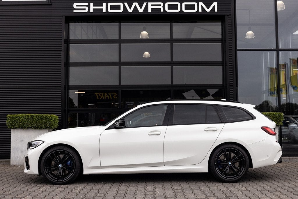BMW 3-serie Touring M340i xDrive M-Sport, 374 PK, H&K Audio,, Auto's, BMW, Automaat, Wit, Vierwielaandrijving, Automatische klimaatregeling