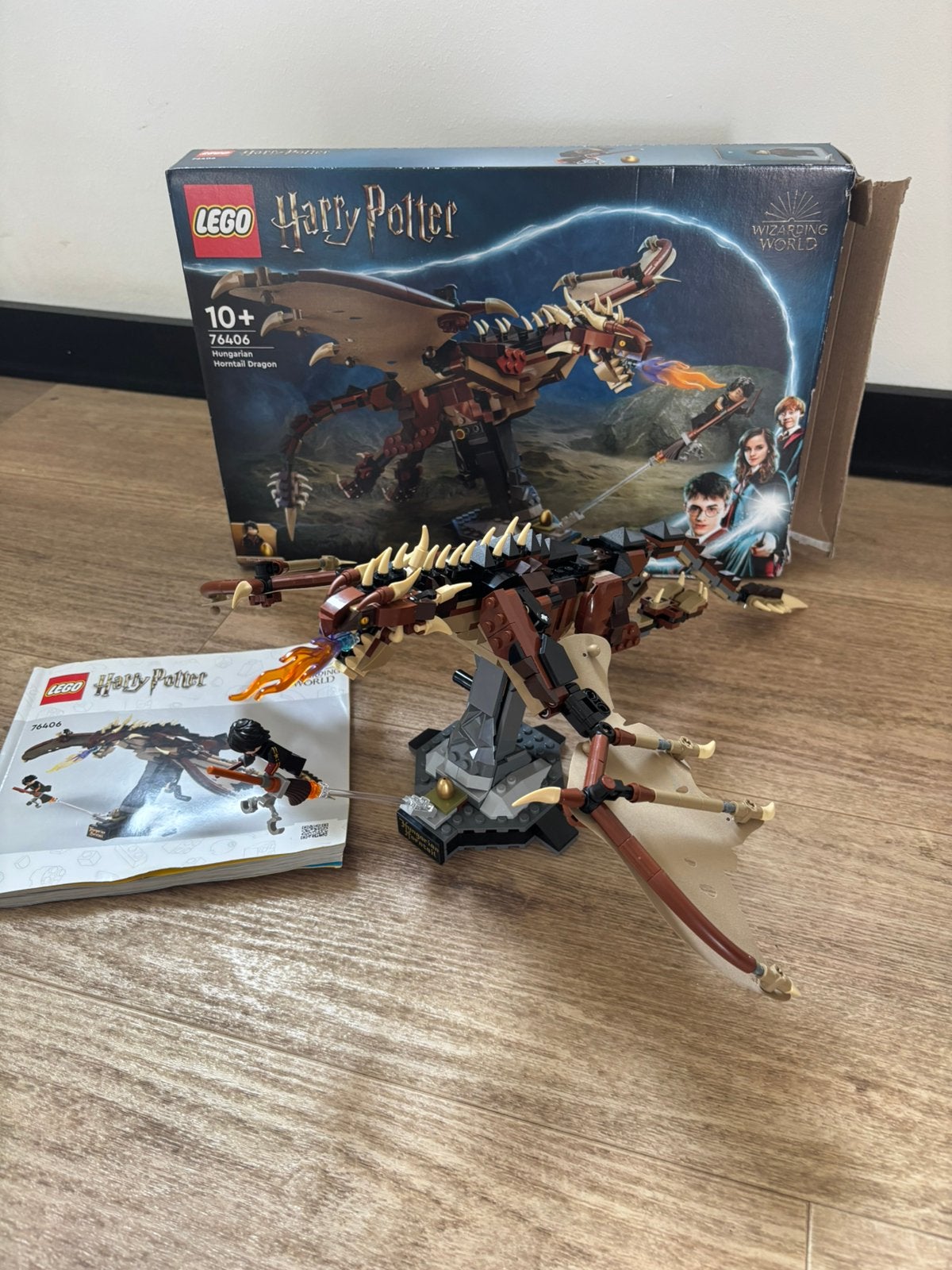 Harry Potter Lego 76406 Hungarian Horntail Dragon, Lego, Compleet, Harry Potter, Ophalen of Verzenden