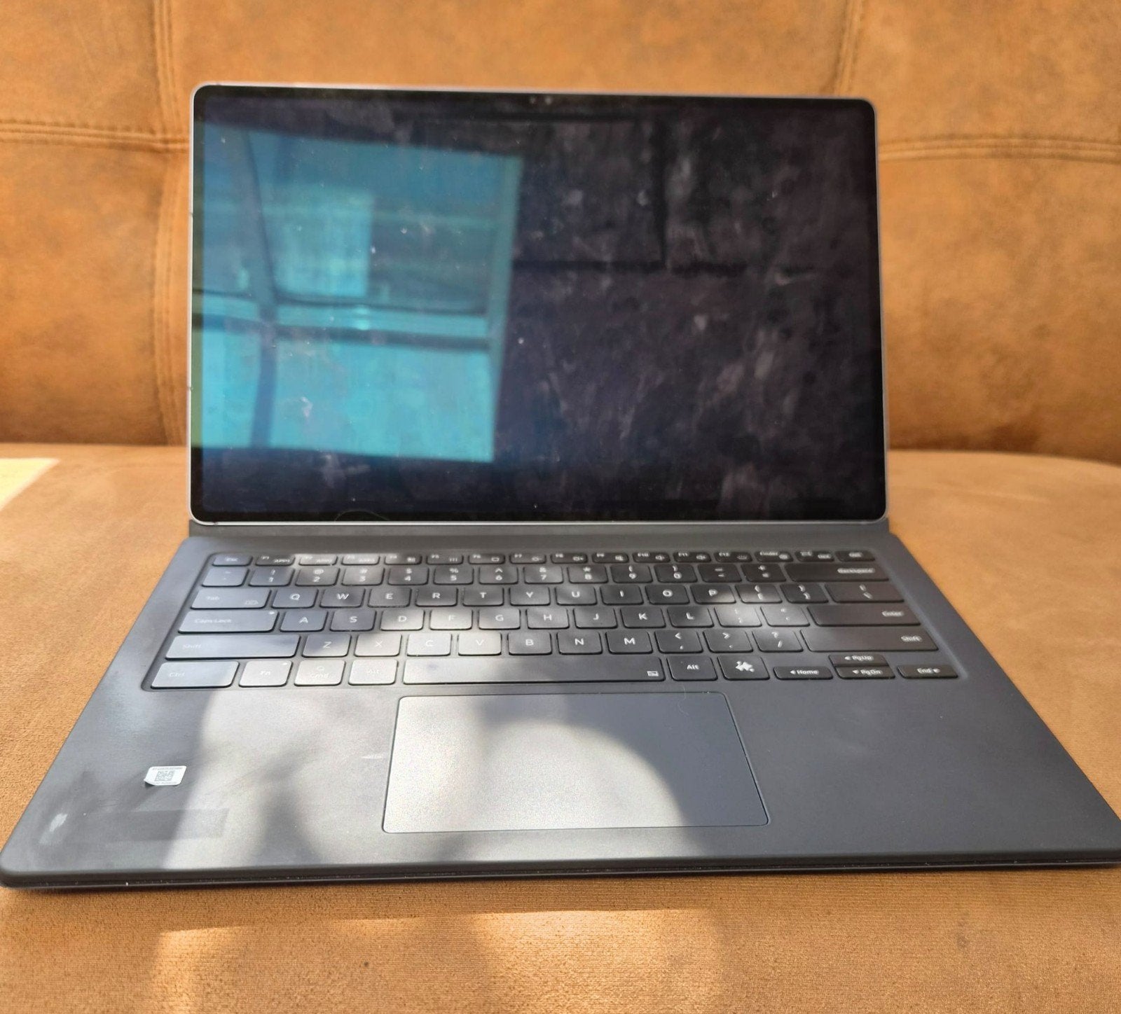 Samsung Galaxy Tab S9/S10 Ultra Book Cover Keyboard, Computers en Software, Android Tablets, Ophalen, Zo goed als nieuw, Galaxy Tab S9/S10 Ultra Book Cover Keyboard