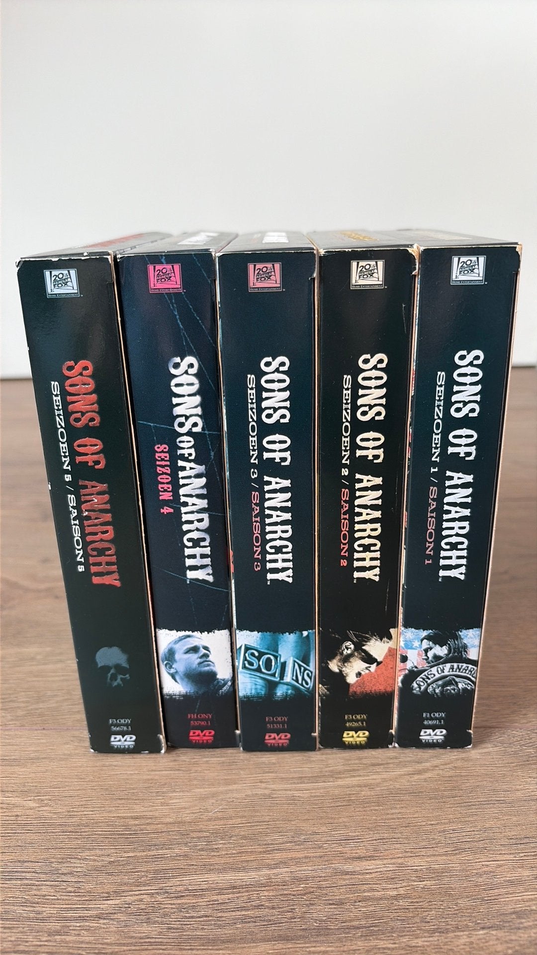 Sons of Anarchy seizoen 1 t/m 5, Vanaf 12 jaar, Ophalen, Zo goed als nieuw, Actie en Avontuur