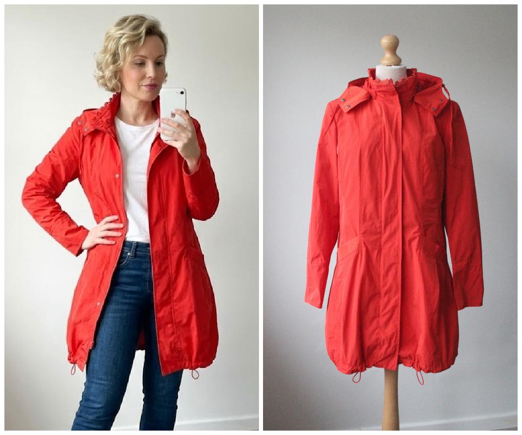 Madeleine - NIEUW / rode jas kanten kraagdetail - maat 38, Maat 38/40 (M), Verzenden, Nieuw, Madeleine