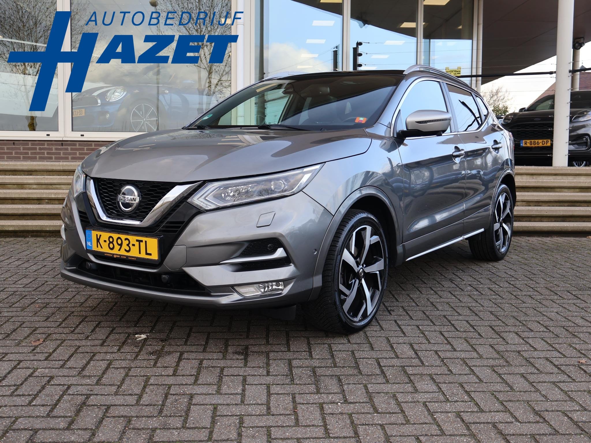 Nissan Qashqai 1.3 DIG-T TEKNA+ PANORAMA | LEDER | 360 CAMER, Voorwielaandrijving, 687 kg, Gebruikt, Euro 6