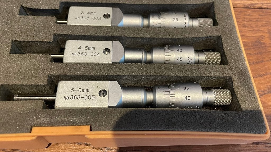 Mitutoyo 368-907 2 punts binnenschroefmaat 3-6mm draaibank, Gebruikt, 3905 KX, Ophalen of Verzenden, Info@mitutoyo.nl